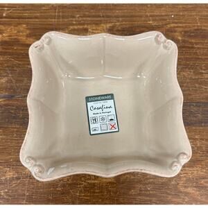 NEW Casa Stone by Casafina Vintage Port Square Bowl. KT176